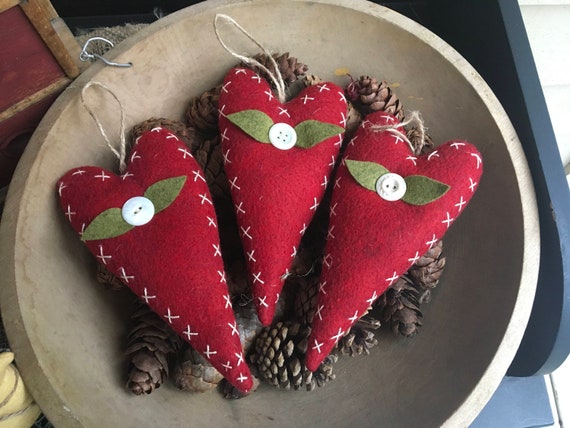 HEART Ornament Valentine's Day Bowl Filler Sweet - Etsy