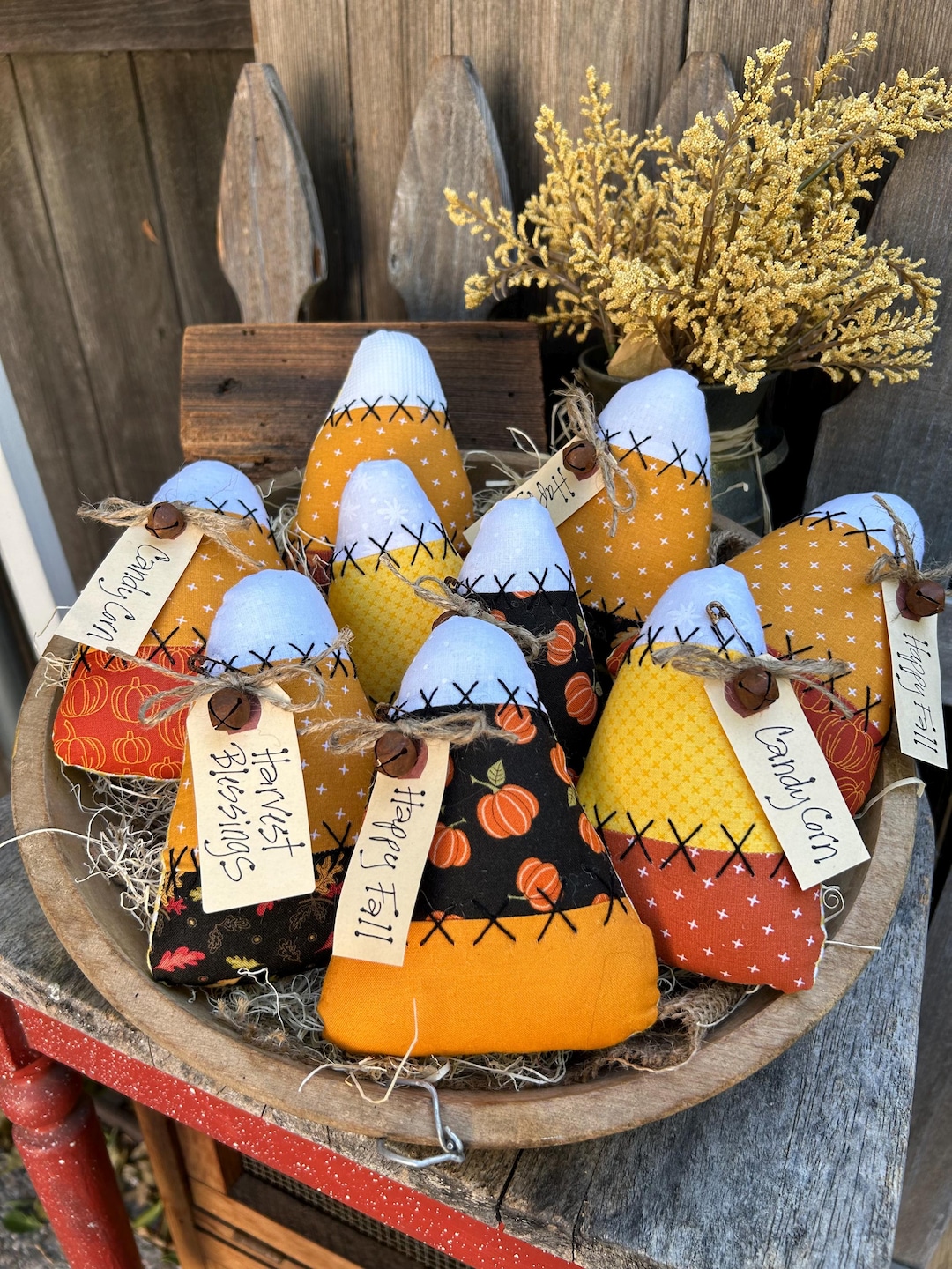 PDF *CANDY CORN * #260 - Ornament Pattern- Fall Bowl Fillers - Sewing ...