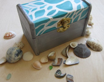 Gemstone Pattern Painted Boxes | Jewelry Box Crystals Dice D20 D&D