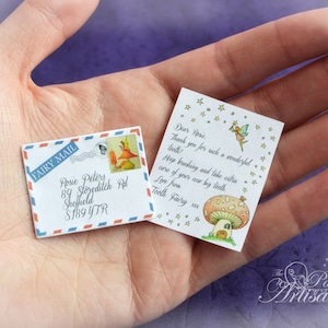 INSTANT EDITABLE Tiny Tooth Fairy letter AND certificate!