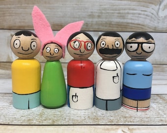 Bobs Burgers Peg Doll Set