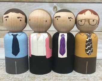 The Office Peg Doll Set