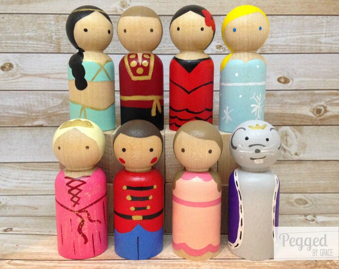The Nutcracker Peg Doll Playset Etsy