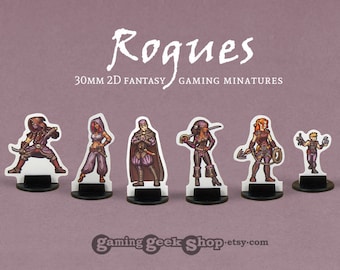 Player Character Rogues 30mm Role-playing Game Miniatures