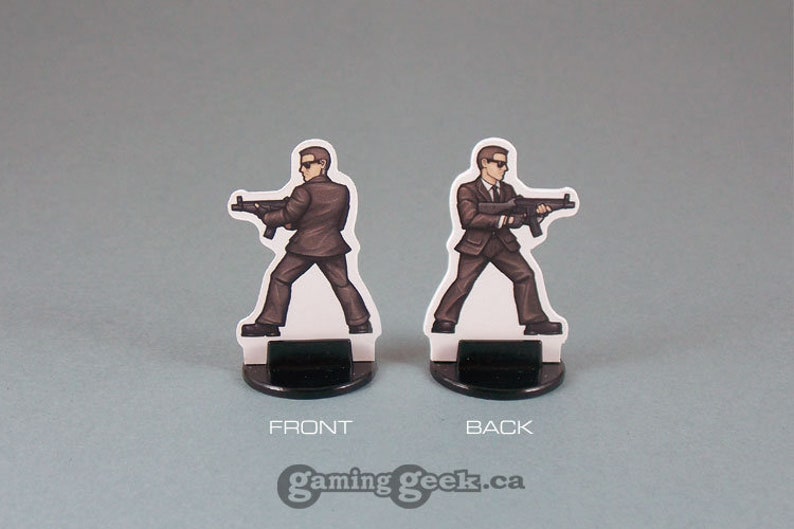 Secret Service Agents 30mm Role-playing Game Miniatures image 2