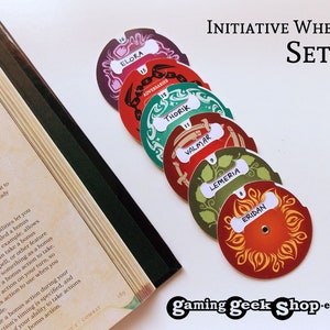 Tabletop RPG Initiative Trackers, Set A image 2