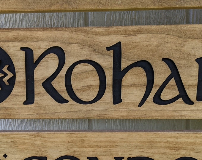 By Rohan Sign Rohan Road Sign, Lord of the Rings - Etsy