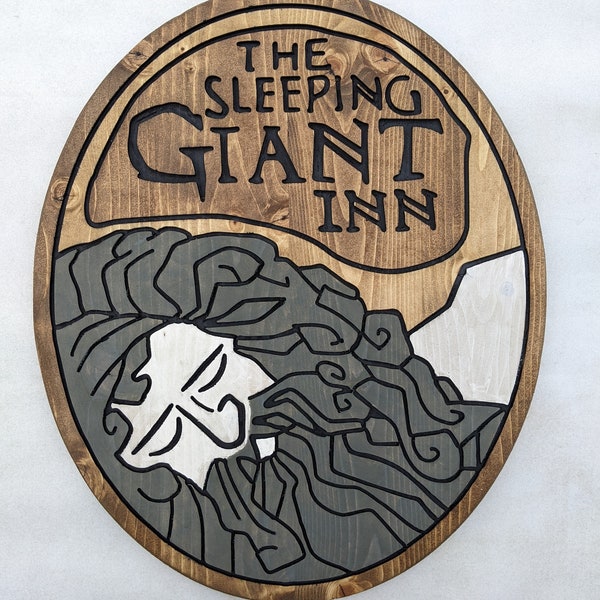 Skyrim Inn sign - Sleeping Giant Inn