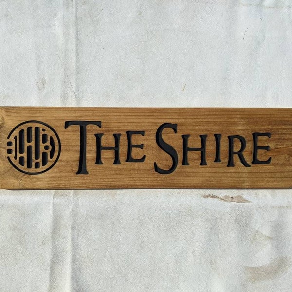 The Shire road sign, Lord of the Rings