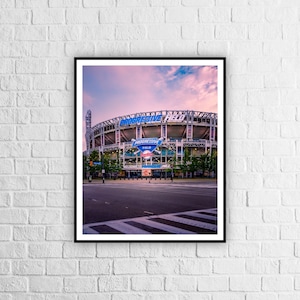 Fine Art Print, Baseball, Cleveland Guardians, Ohio Wall Art, Color Fine Art Photo, Cleveland Art Print, Ohio Travel Print, CLE Stadium