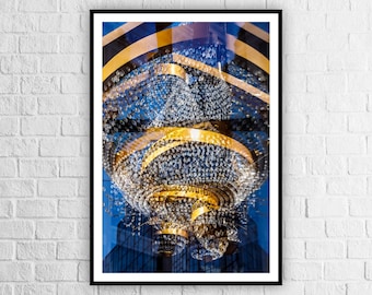 GE Chandelier, Cleveland Ohio Wandkunst, Fine Art Print, Farbe Fine Art Photo, Cleveland Kunstdruck, Ohio Reisedruck, Wahrzeichen von Cleveland