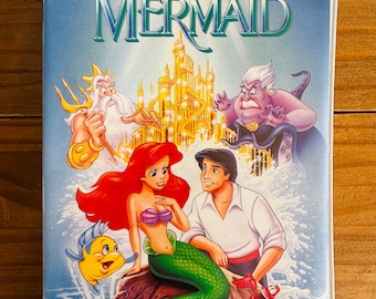 Disney The Little Mermaid (VHS, 1989 ) Rare Banned Cover - USED