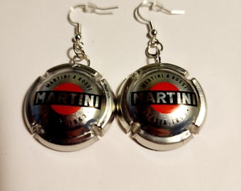 Pendientes colgantes de vino espumoso Martini & Rossi
