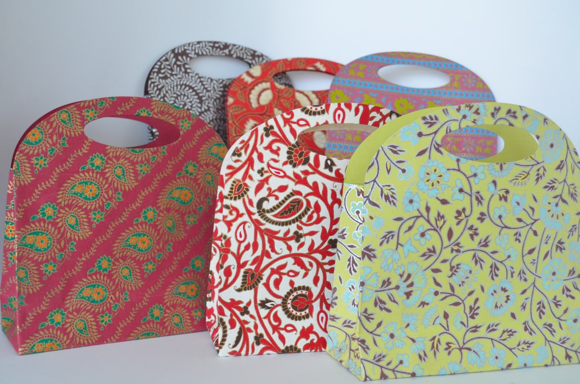Handmade Small Gift Bag Indian Wedding Favor Party Gift Bag Etsy