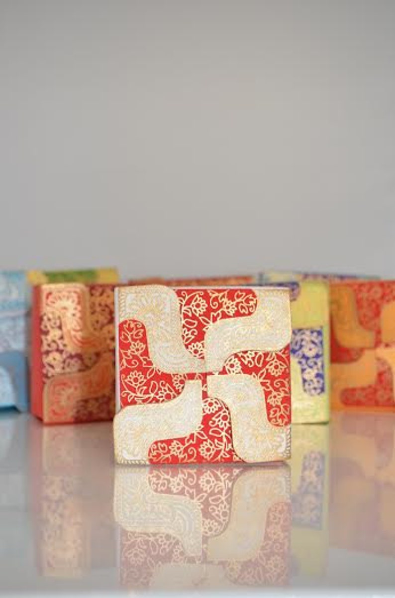 Set of 4 Small Gift Boxes Wedding Gift Box Set of Gift Box Etsy