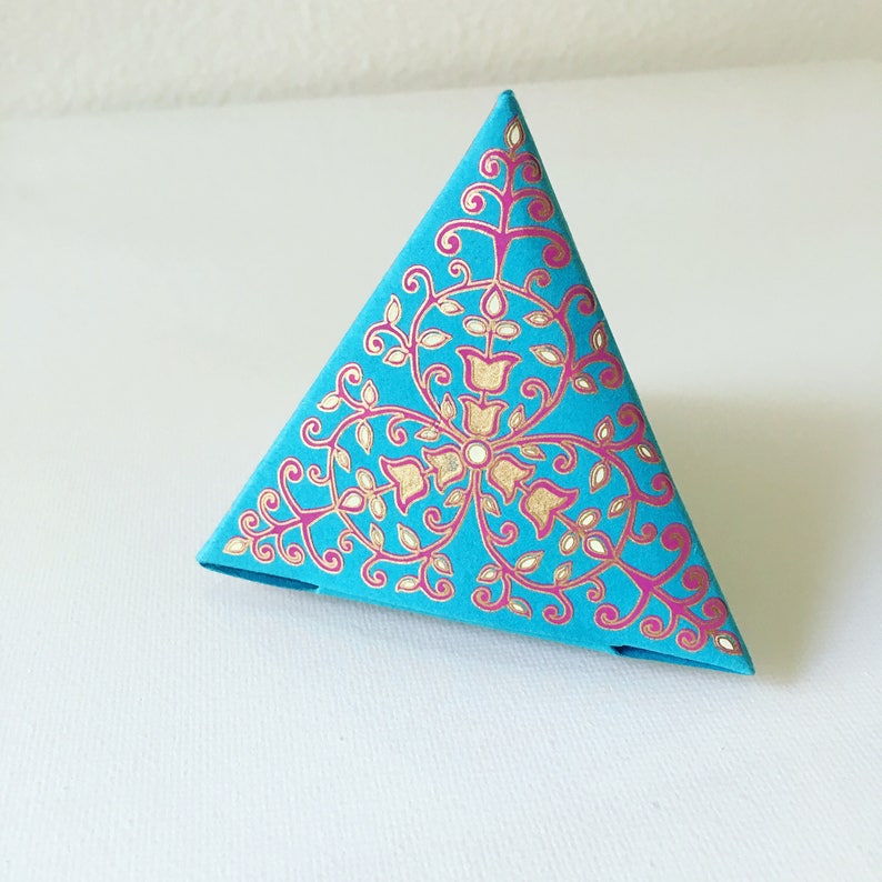 Set of 5 Small Ornate Gift Boxes Wedding Gift Box Wedding Etsy