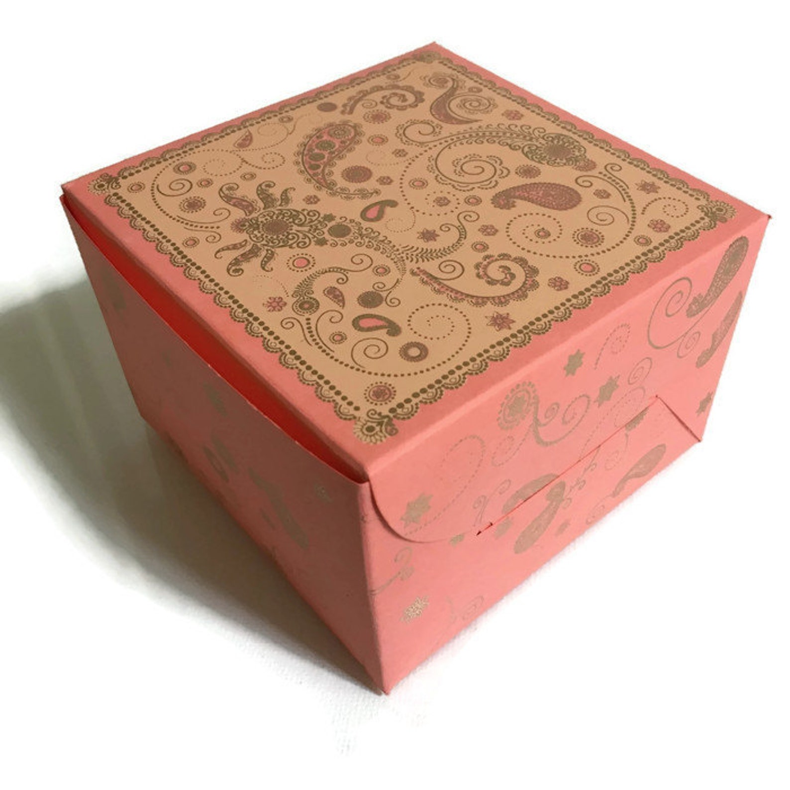 Cake Box Wedding Favor Box Indian Wedding Box Holiday Box Etsy