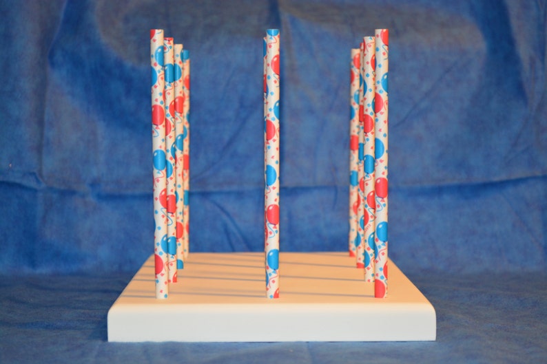Handcrafted 12 Hole Paper Straw Cake Pop Stand Holder Pops Etsy
