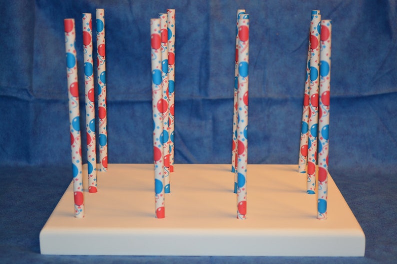 Handcrafted 12 Hole Paper Straw Cake Pop Stand Holder Pops Etsy