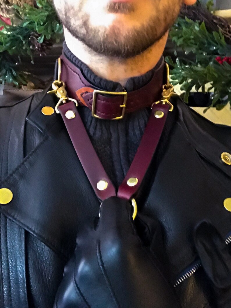 Luxury BDSM Collar Paraphilia Signature Bondage Collars / Bridle