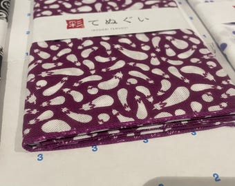 Tenugui Japanese Hand Towel 100% Cotton Set C