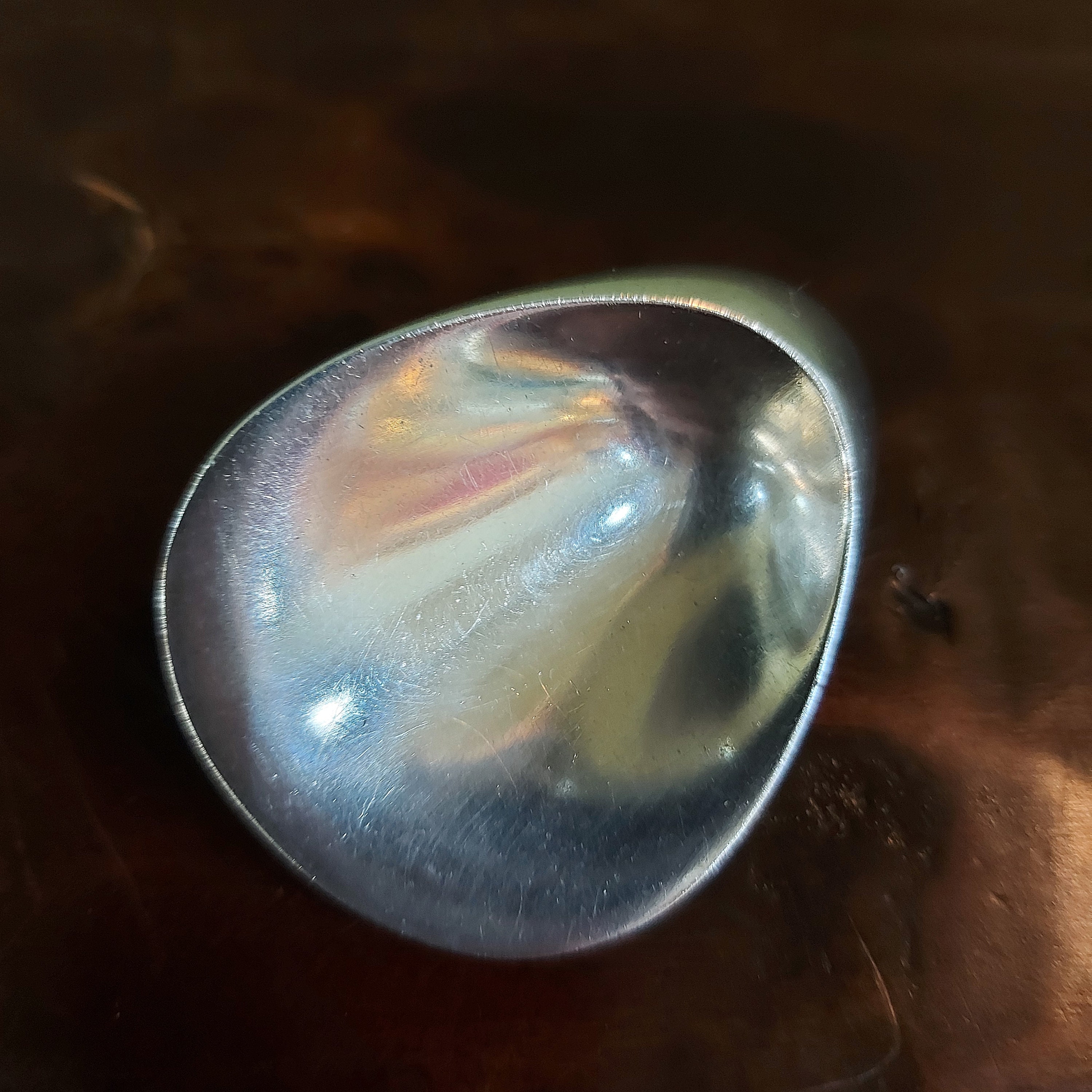 Vintage Georg Jensen Sterling Silver Oyster Brooch by Nana