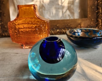 Vintage 1970s Authentic Whitefriars, Tangerine Tv/television