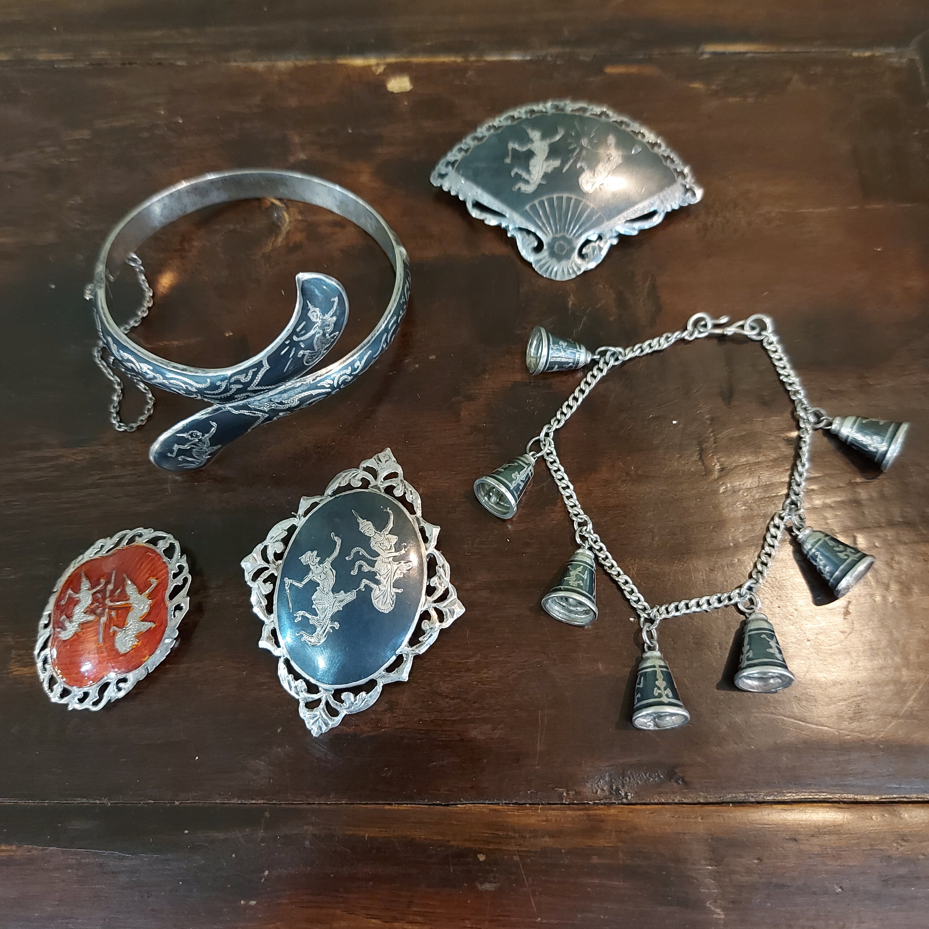 希少【 SIAM STERLING シャム王国製 スターリングシルバー925製