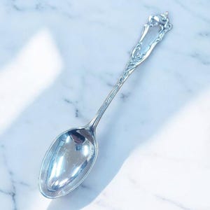 Antique 1906, Sheffield, England, Sterling Silver, Souvenir Tea Spoon