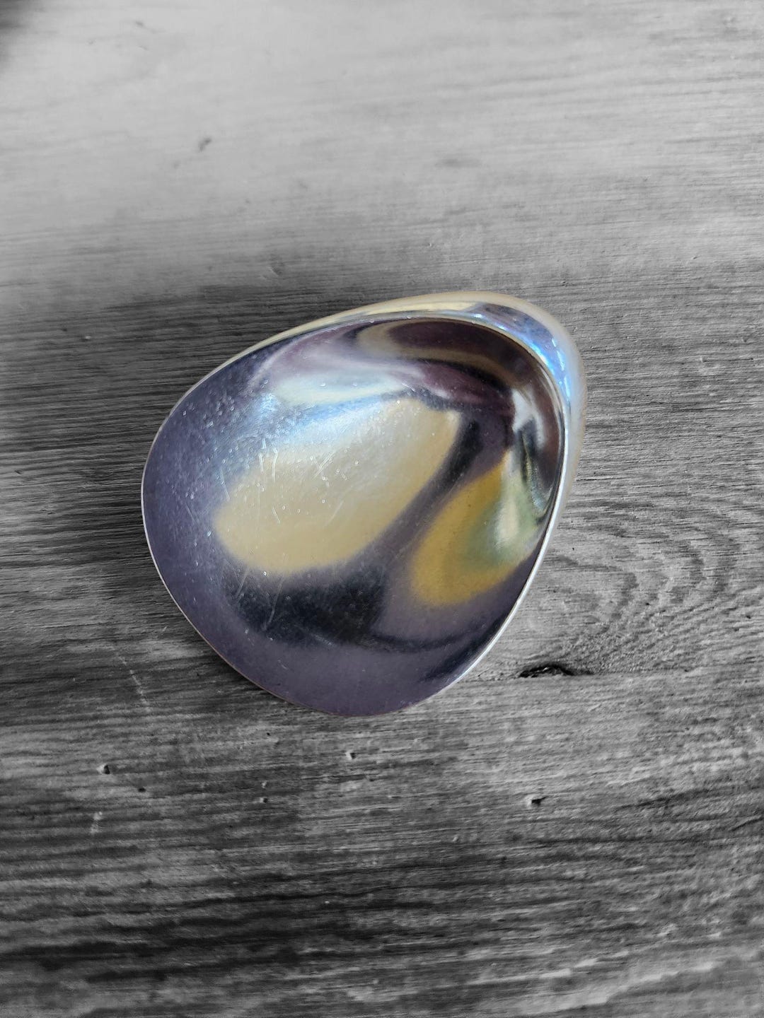 Vintage Georg Jensen Sterling Silver Oyster Brooch by Nana