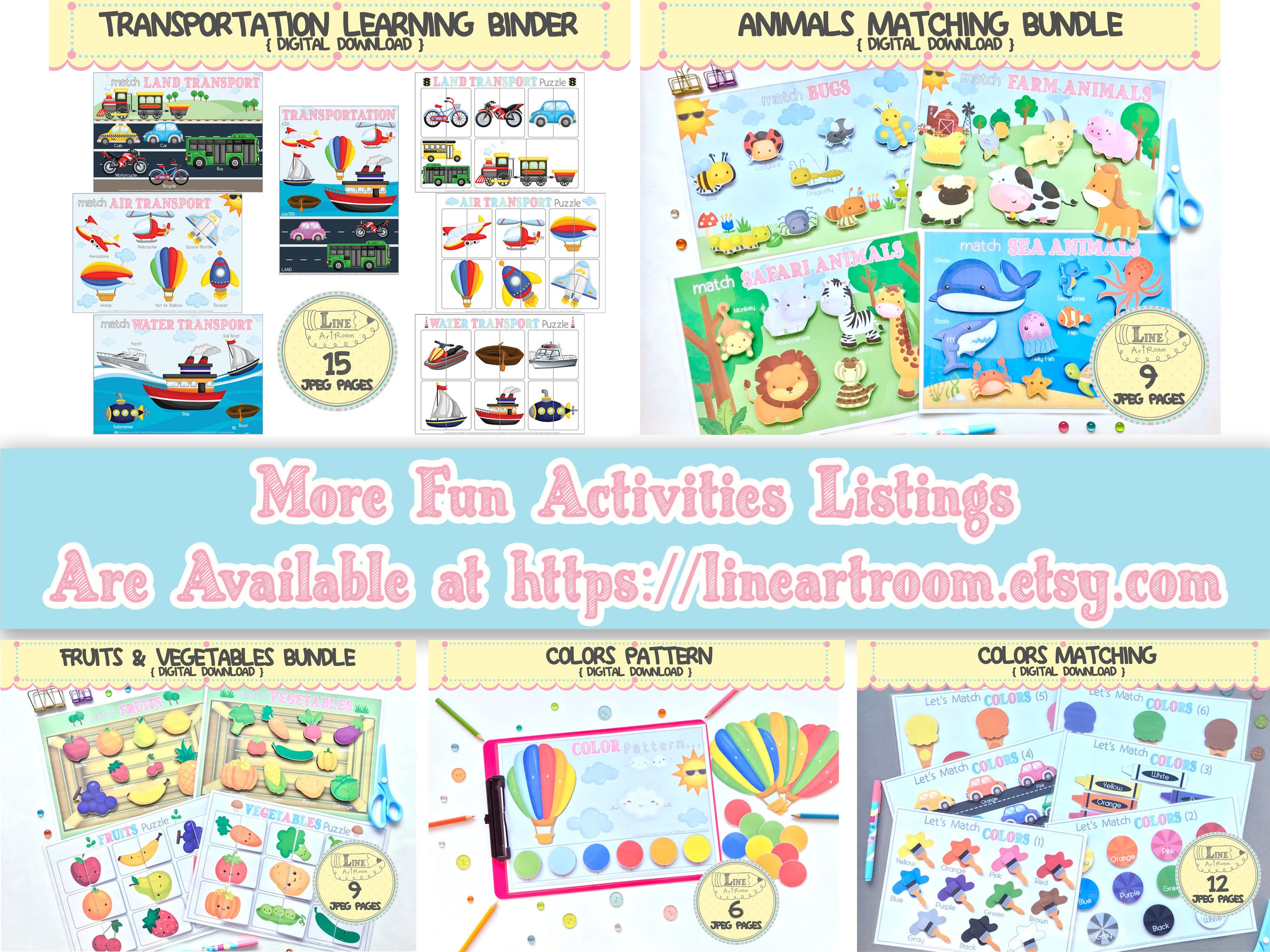 Learn the Colors Coloring Pages for Kids Worksheets for Kids PDF