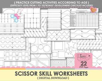 Cutting Skills by Age - Scissor Practice Skills