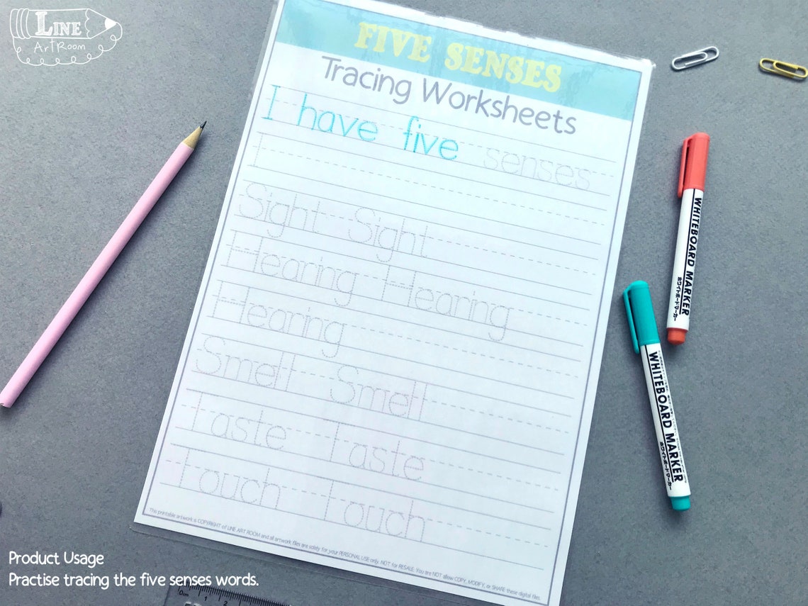 Five Senses Printables as Downloadable Toddler Activities. - Etsy Singapore