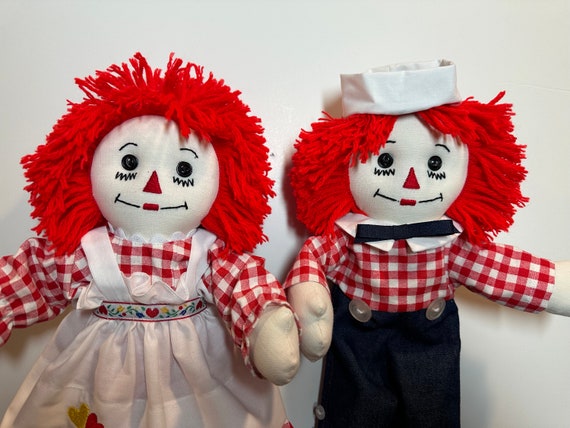Raggedy ジョジーン ペア アン アンディ 54cm アクセサリー付き