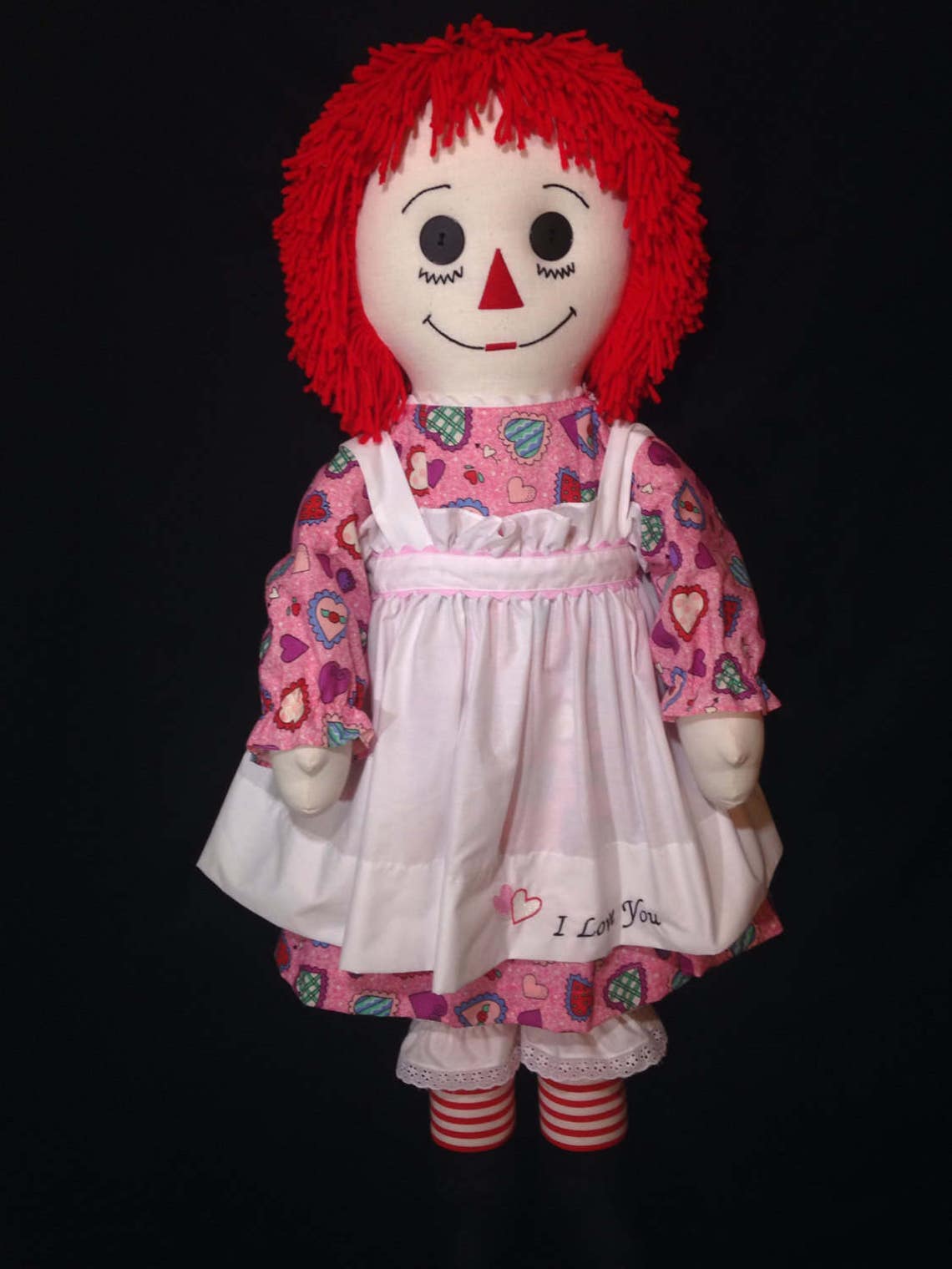 36 Inch Handmade Raggedy Ann Doll Valentines Day T Red Etsy