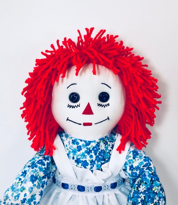 20 Inch Handmade Raggedy Ann Doll/red, Orange, or Burgundy Hair