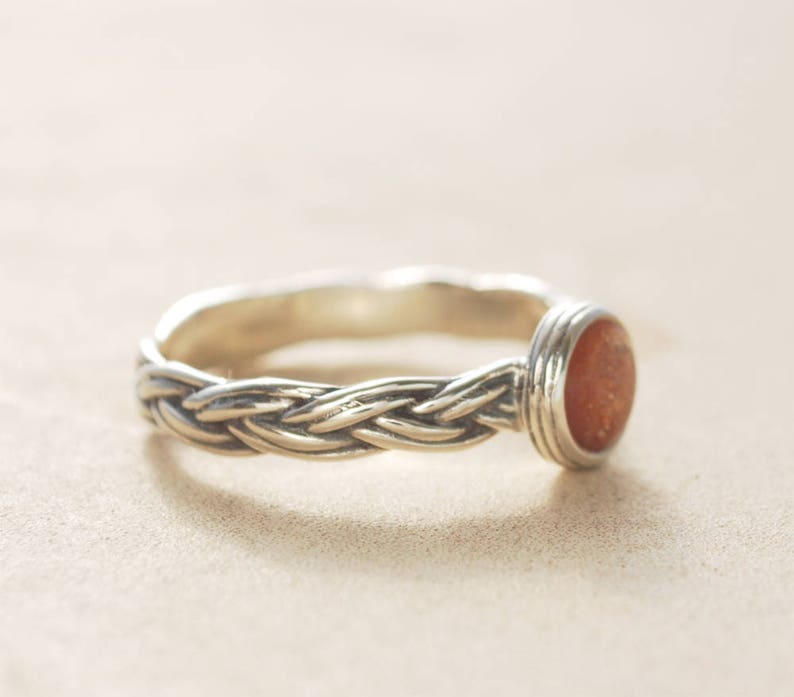Promise Ring for Her Unique Ring for Women Sunstone Ring Etsy