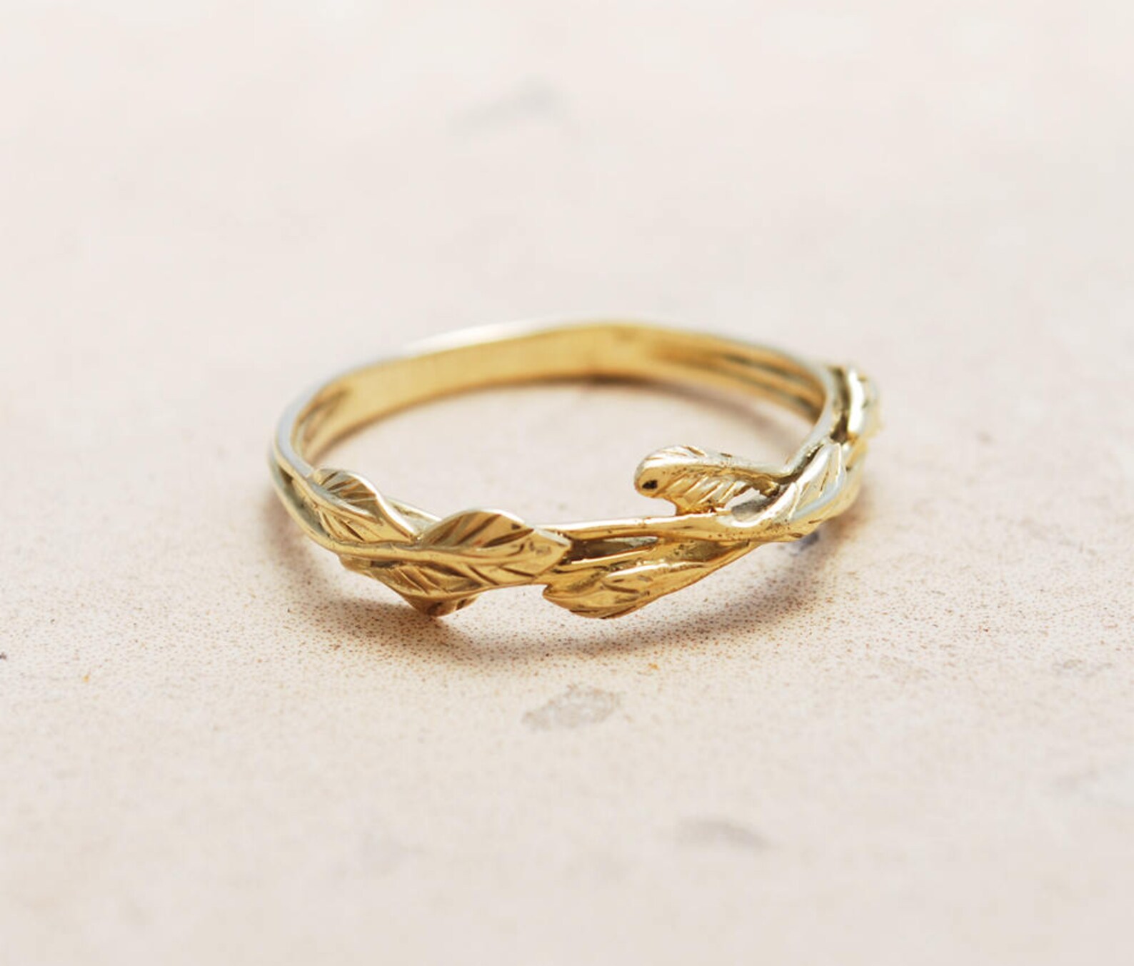 Unique Wedding Ring Leaf Wedding Band Leaf Ring Unique Etsy