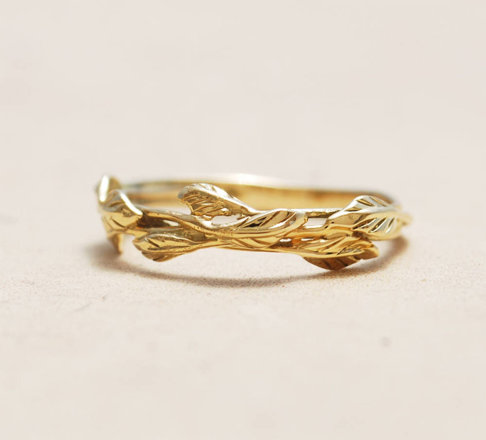 Unique Wedding Ring Leaf Wedding Band Leaf Ring Unique Etsy