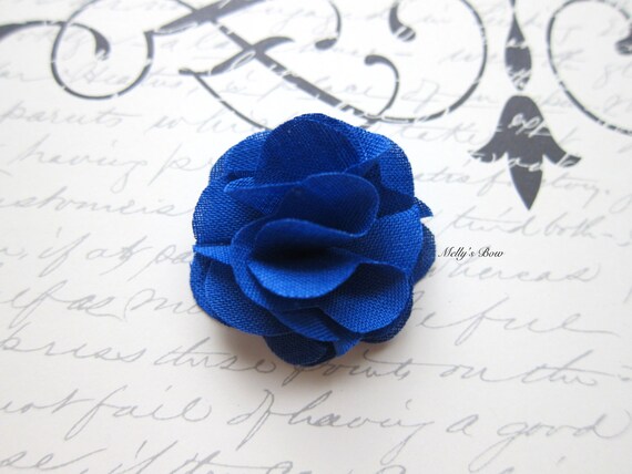 Blue Linen Boutonniere Mens Lapel Flower Pin Groomsmen | Etsy