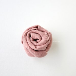 Dusty Rose Lapel Pin - Wedding Boutonniere - Mens Lapel flower - Buttonhole
