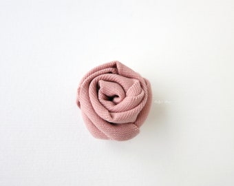 Dusty Rose Lapel Pin - Wedding Boutonniere - Mens Lapel flower - Buttonhole