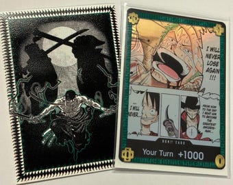Holo Sleeves For OP TCG One Piece Zoro Holo Card Sleeves - 60 Sleeves For TCG Cards (Waifuworldshop) 60 TCG Card Sleeves Holo Sleeves For OP TCG One Piece Zoro Holo Card Sleeves - 60 Sleeves For TCG Cards (Waifuworldshop) 60 TCG Card Sleeves