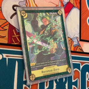 One Piece TCG Custom Zoro Border Leader Case - Etsy