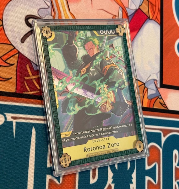 One Piece TCG Custom Zoro Border Leader Case - Etsy Israel
