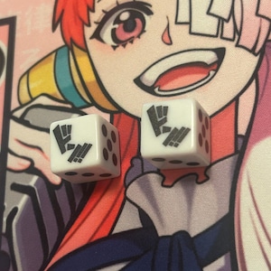 One Piece TCG Custom Handmade Dice Pair