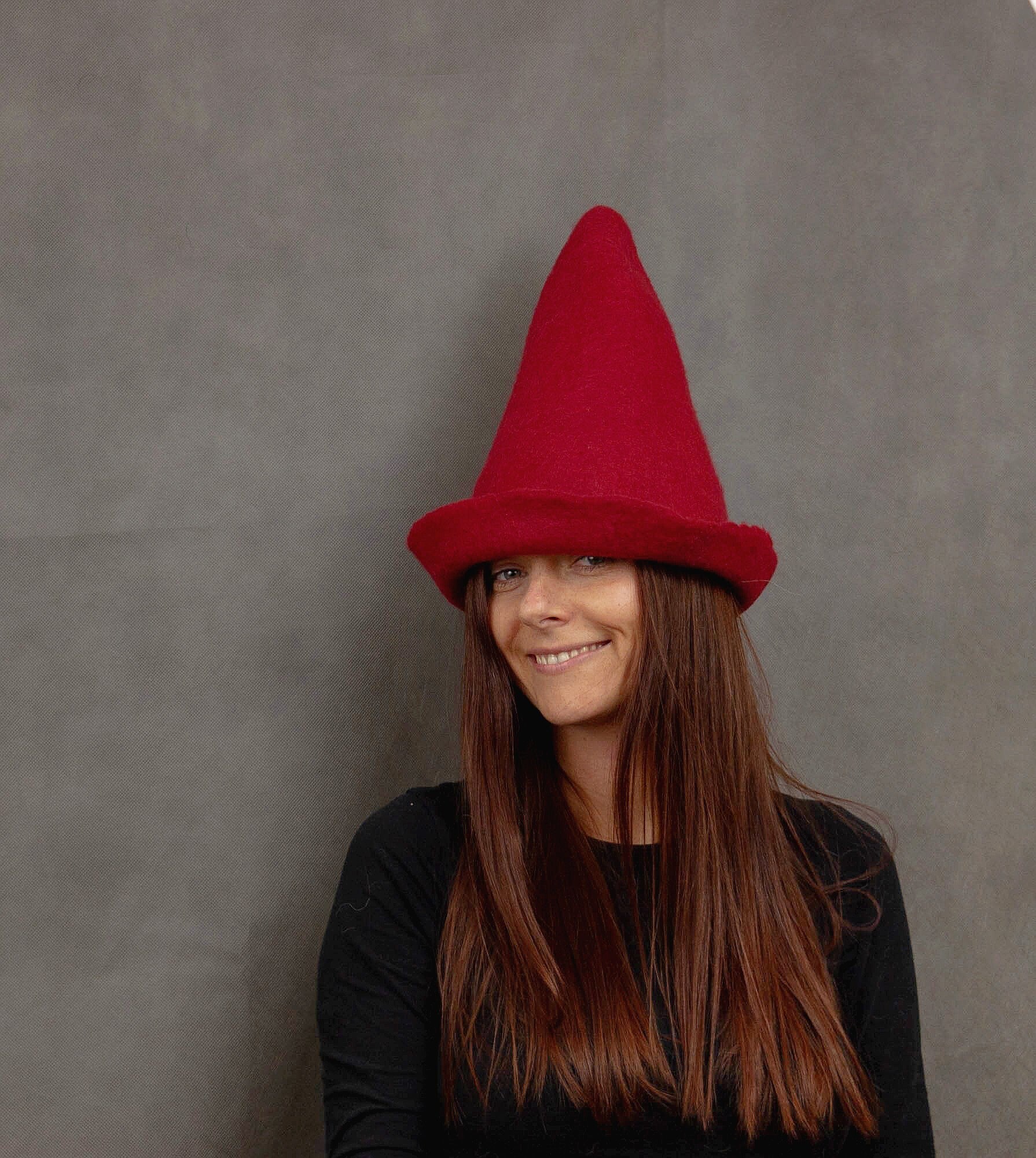 Gnome Hat. Christmas Elf Hat for Adults 