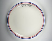 vive la france! vintage french ceramic commemorative plate, french revolution anniversary plate, 1789 - 1989