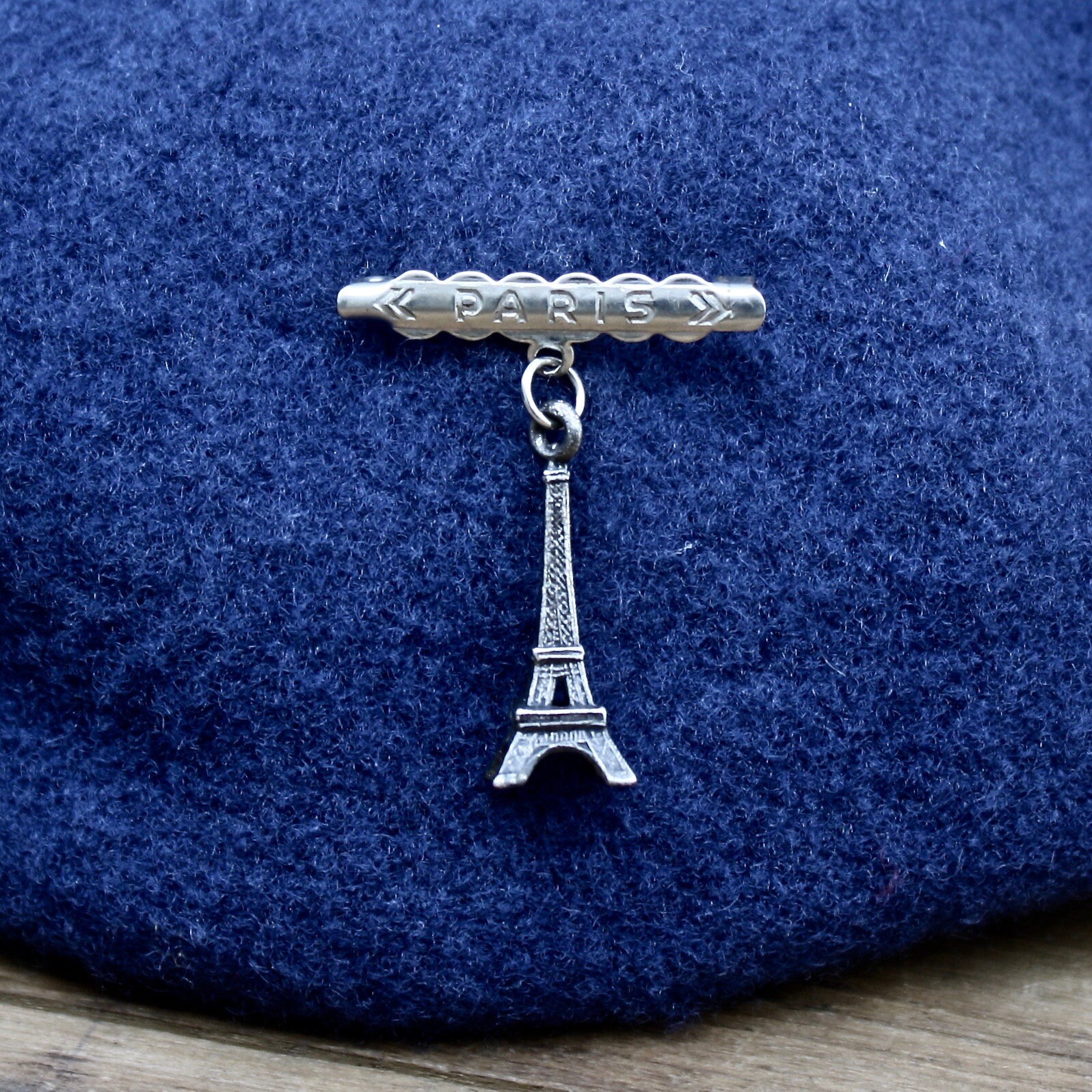 Eiffel Tower Brooch Vintage French Souvenir Brooch Free UK Postage Vintage Brooch Vintage Paris Souvenir Brooch