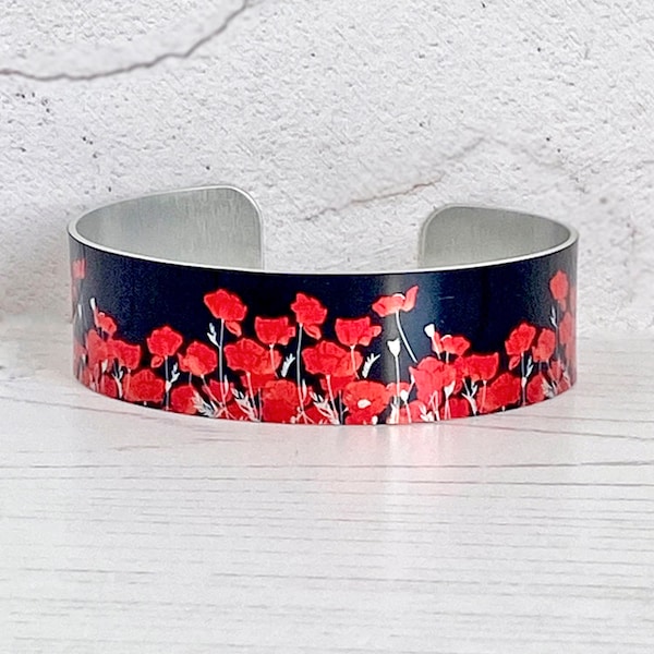 Floral Cuff Bracelet Etsy
